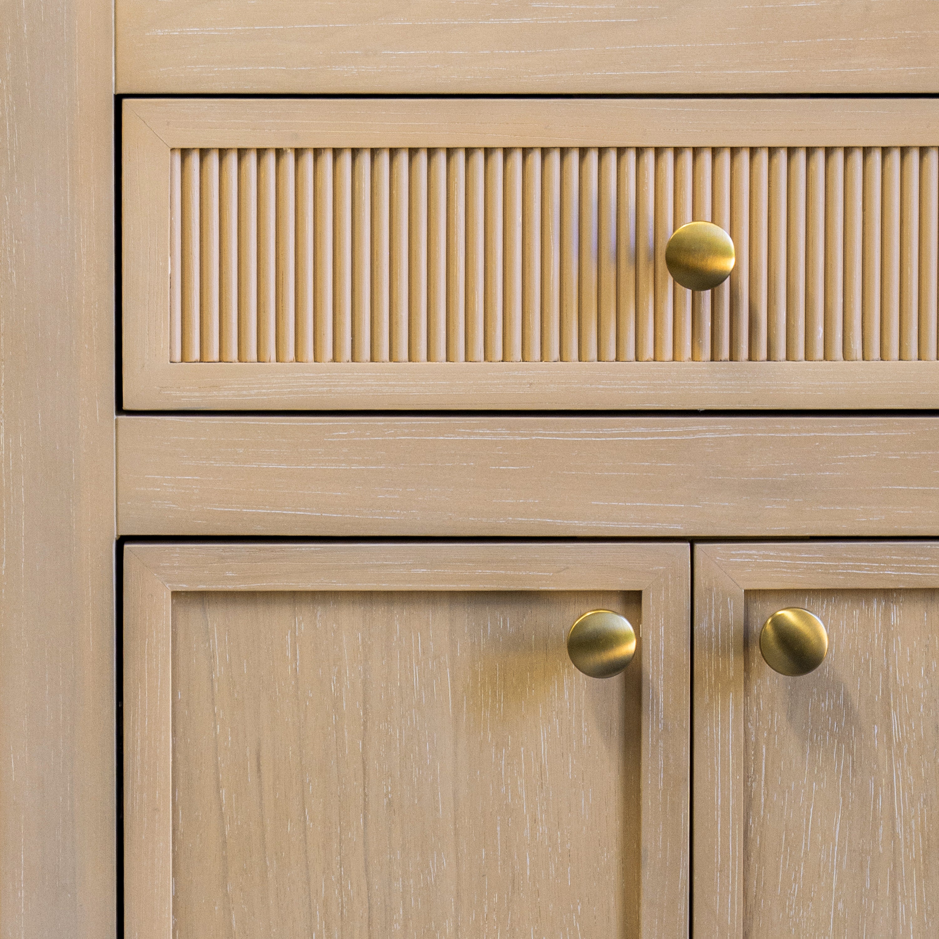 60-Inch Light Wood Freestanding Bathroom Vanity with Carrara White Quartz Top Double Sinks