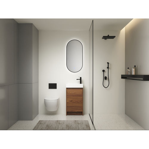 18" Freestanding Bathroom Vanity With Single Sink, Soft Closing Doors, Suitable For Small Bathrooms