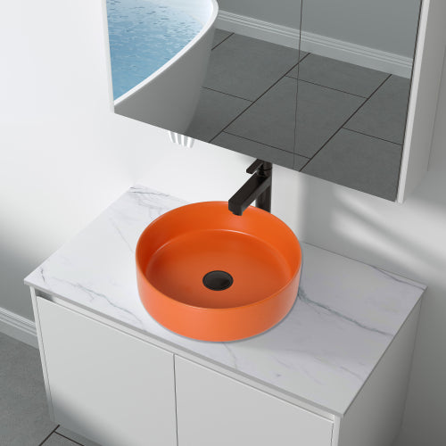 Ceramic Circular Vessel Bathroom Sink Art Sink