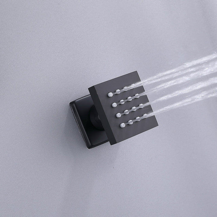 10 inch Shower Faucet Set with 4 PCS Shower Body Sprayer Jets