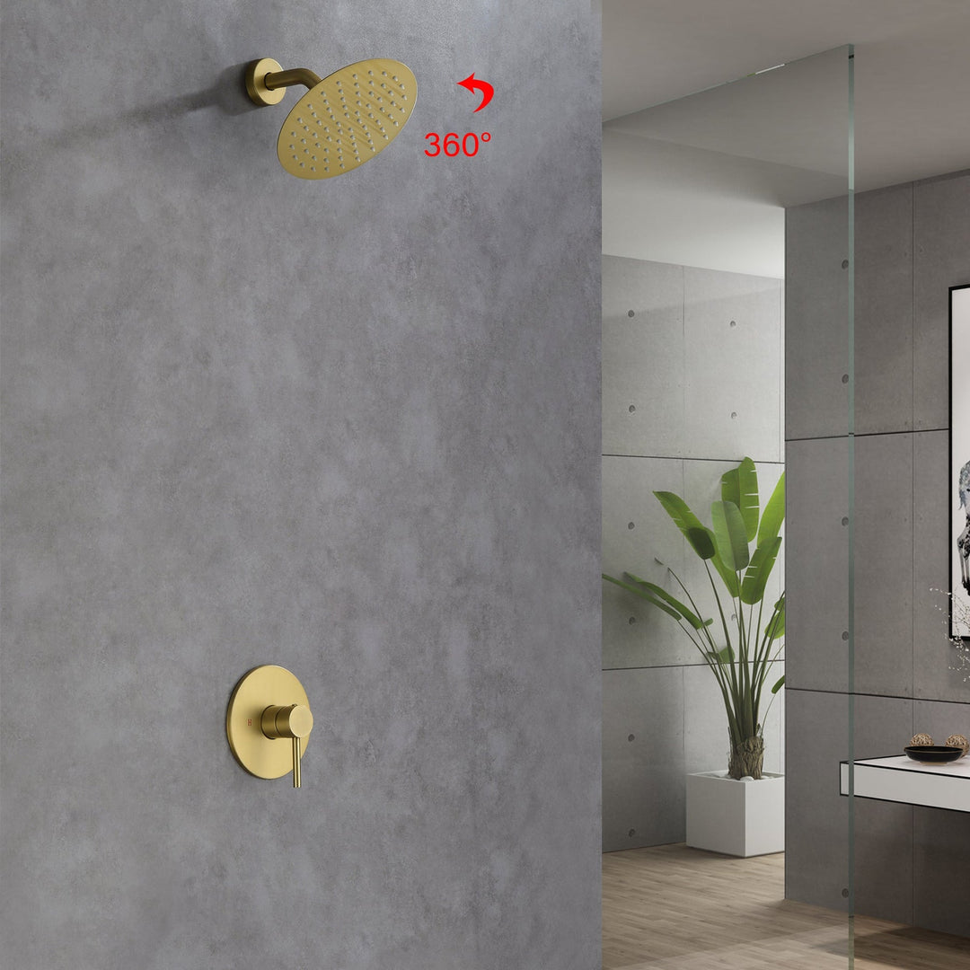 Shower Head Built-In Shower System With Rough-in Valve
