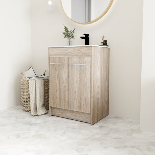 24" Freestanding Bathroom Vanity