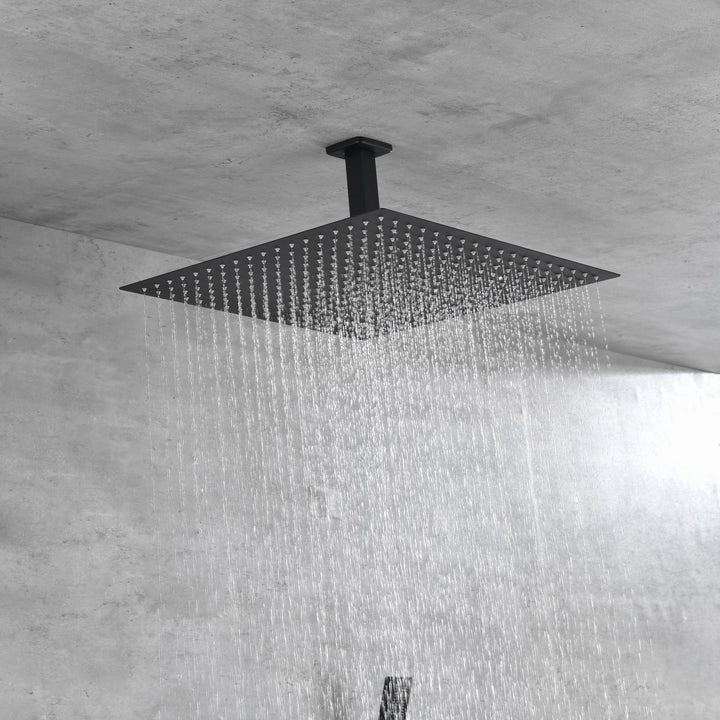 10 inch/ 16inch Ceiling Mounted Rainfall Shower Head Faucet