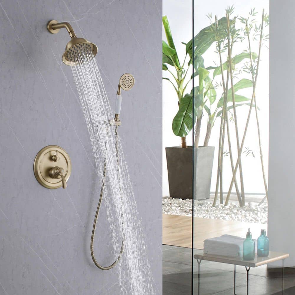 rain shower head with handheld