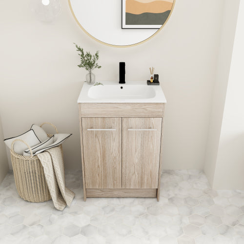 24" Freestanding Bathroom Vanity