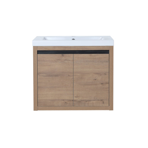 24" Bathroom Cabinet With Sink,Soft Close Doors,Float Mounting Design For Small Bathroom