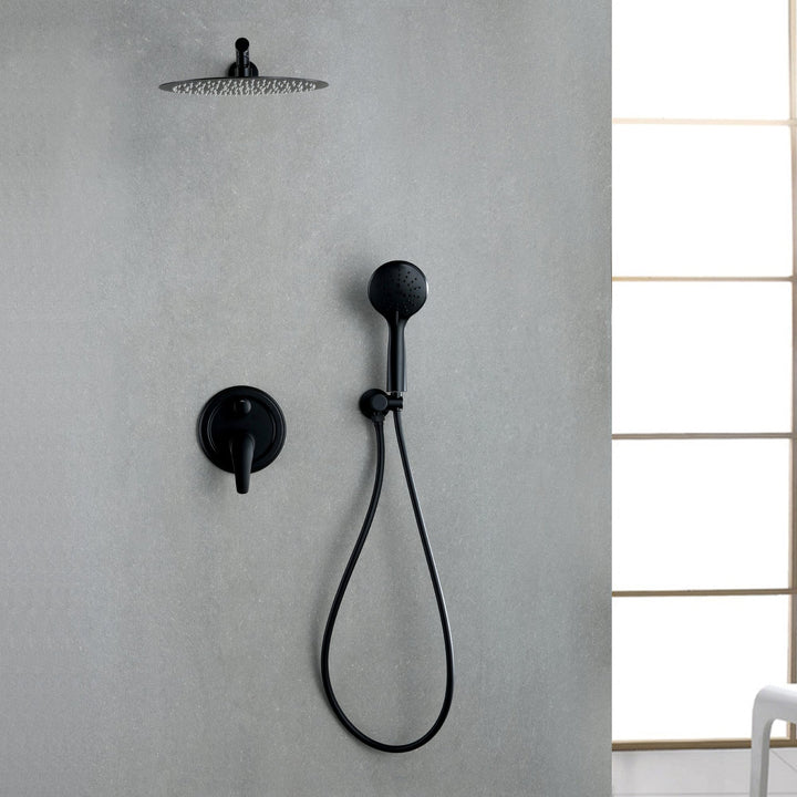 shower systems with rain shower and handheld