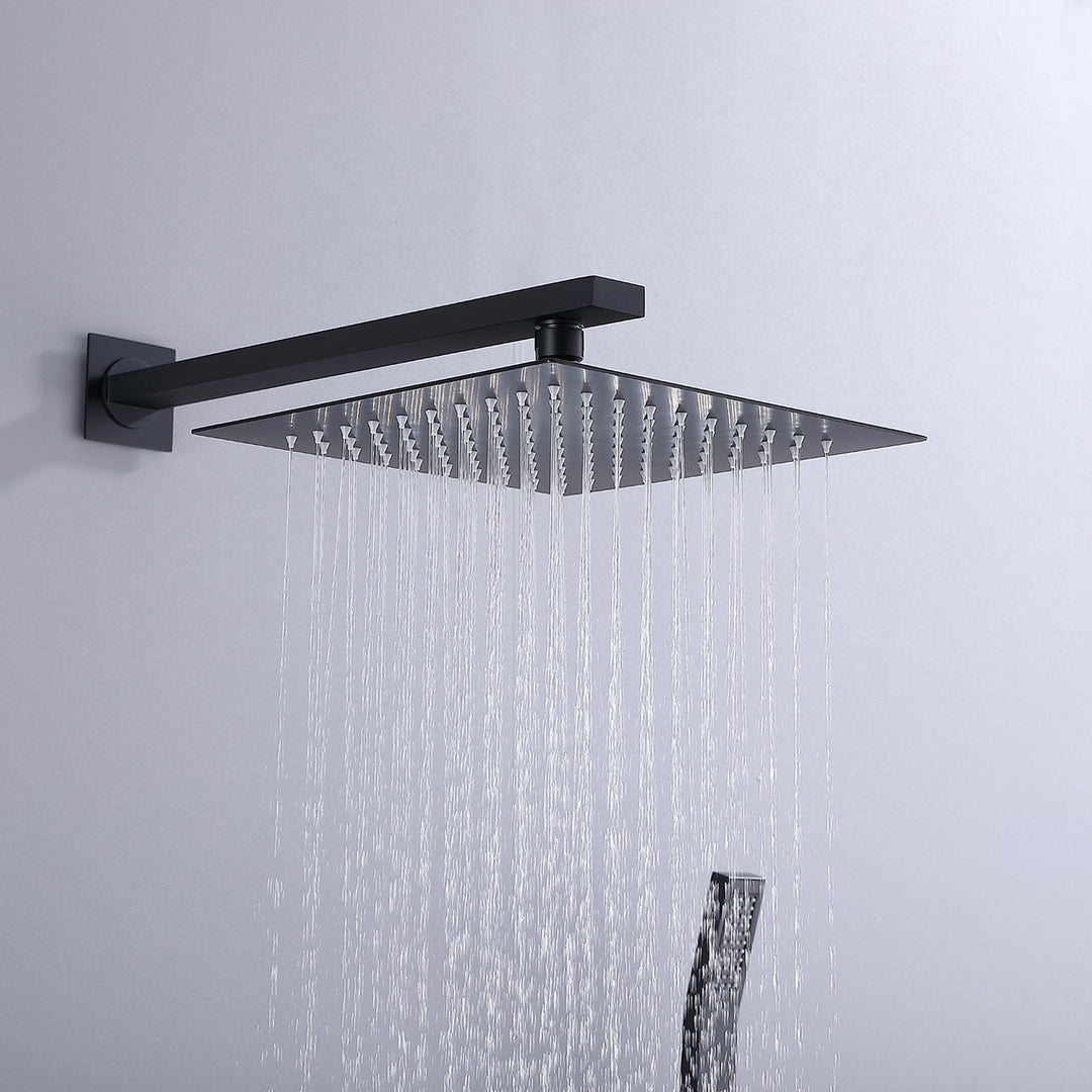 10 inch Shower Faucet Set with 4 PCS Shower Body Sprayer Jets
