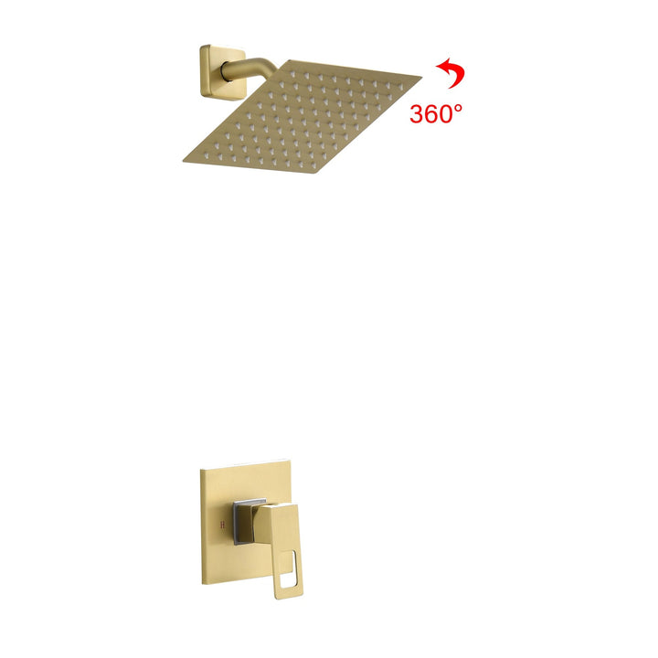 Shower Head Spray Built-In Shower System