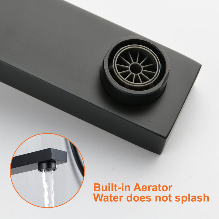 10 inch/ 12 inch 3-way Mixer  Rainfall Shower Head Faucet Tub Spout Tap with Handheld Spray
