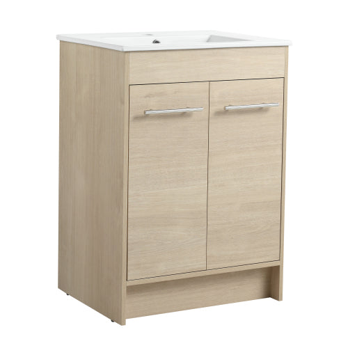 24 Inch Bathroom Cabinet With Sink,Soft Close Doors