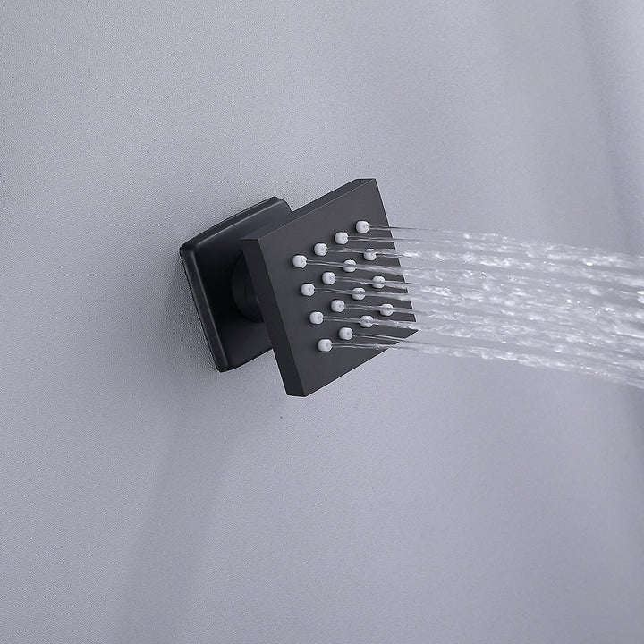 10 inch Shower Faucet Set with 4 PCS Shower Body Sprayer Jets