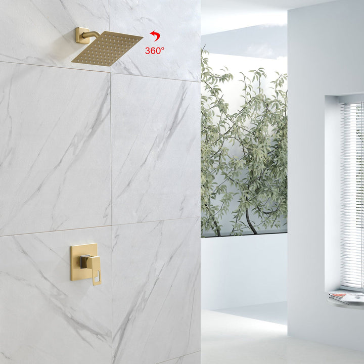 Shower Head Spray Built-In Shower System