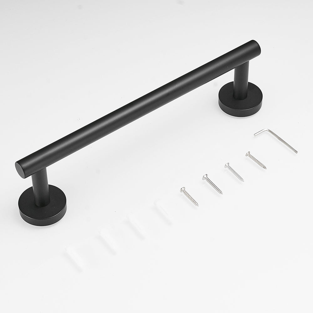 Minimalist 8-Piece Bathroom Accessories Set, Durable 304 Stainless Steel with Hidden Mount Design