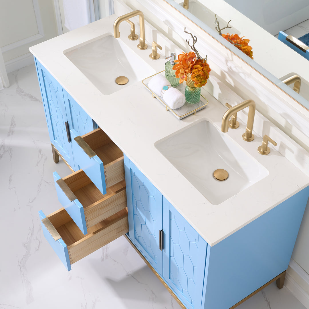 60 Double Sink Bathroom Vanity