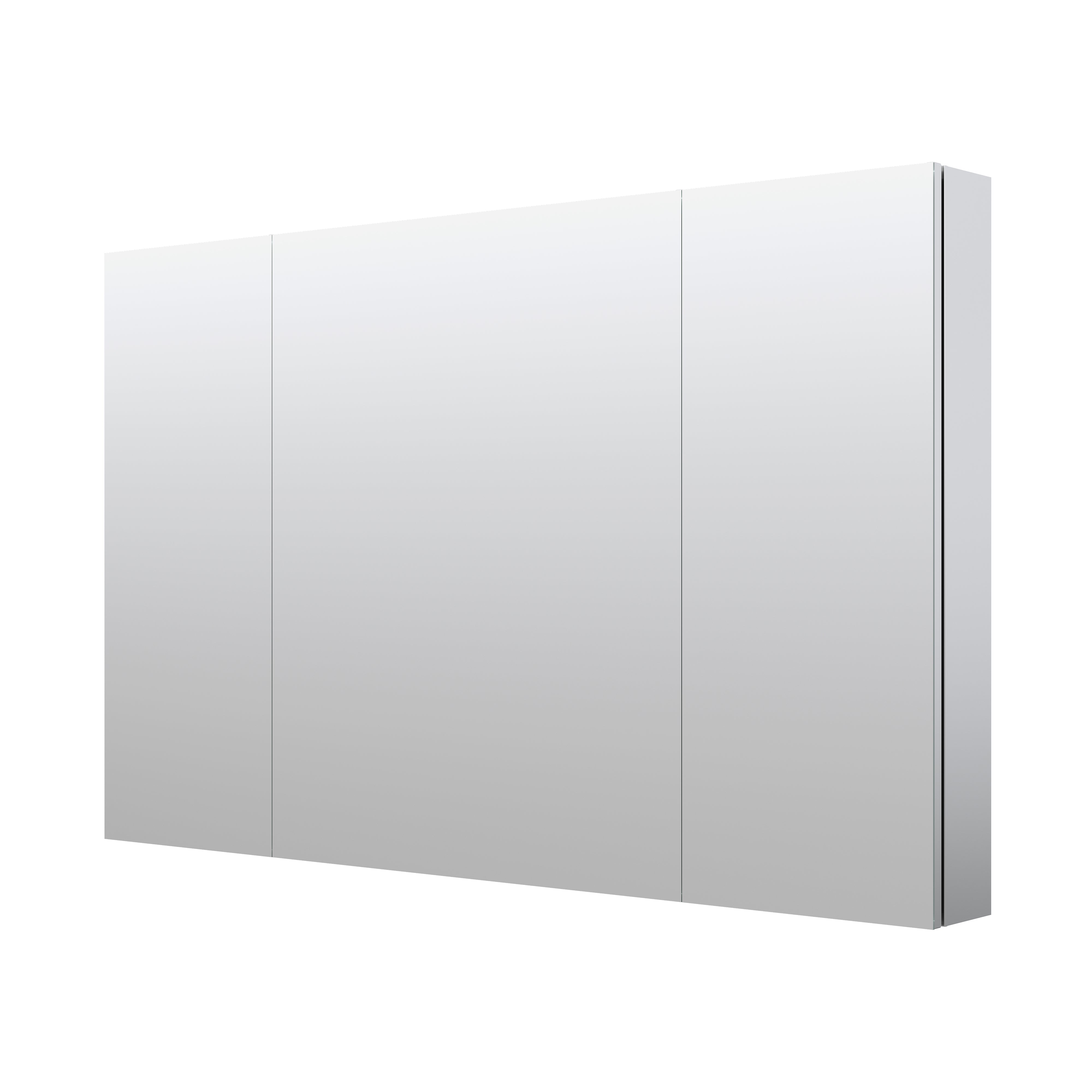 48 in.×32 in.H Copper-Free Mirror Medicine Cabinet with Soft-Close Blum® Hinges and 3 Doors