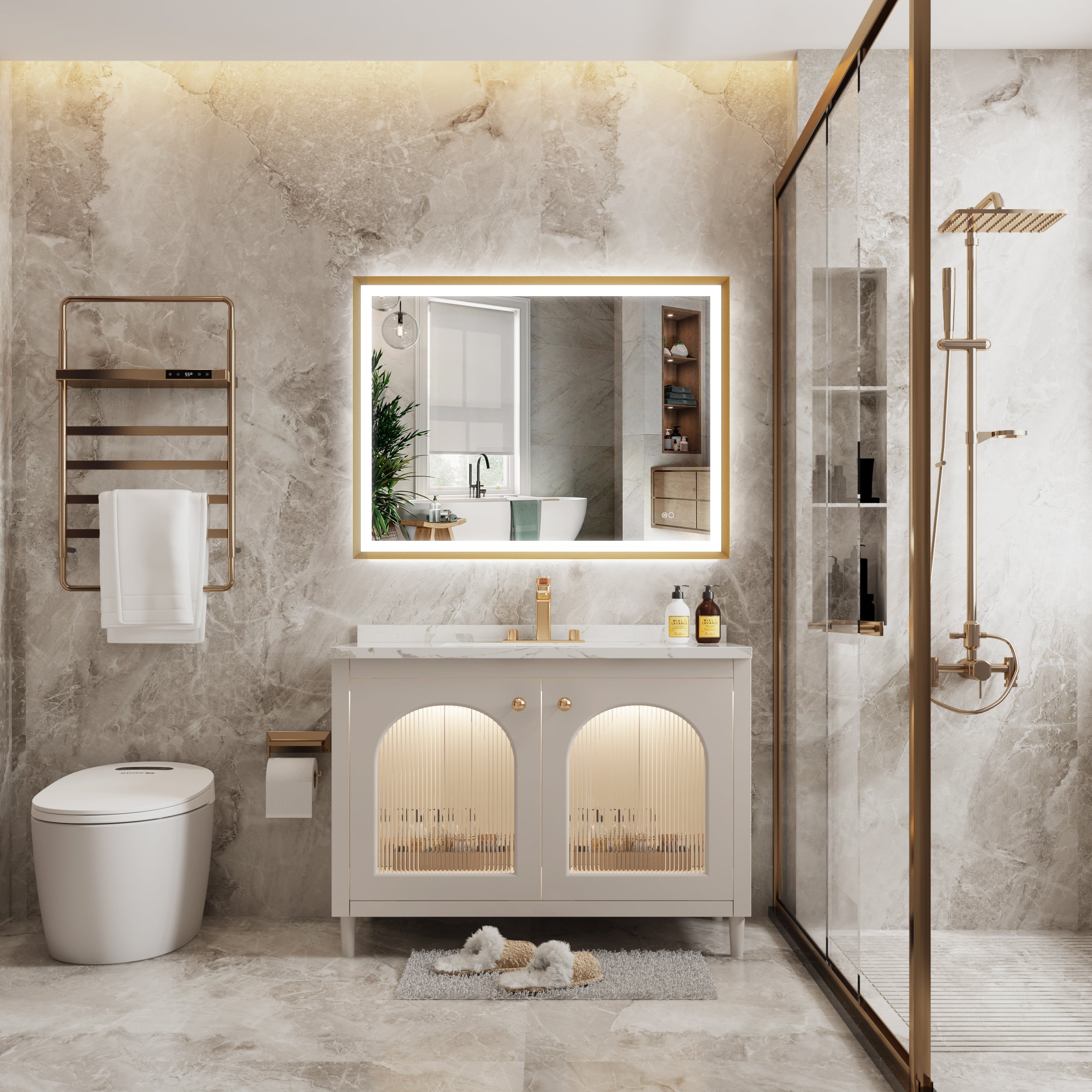 Bathroom Mirror with Lights