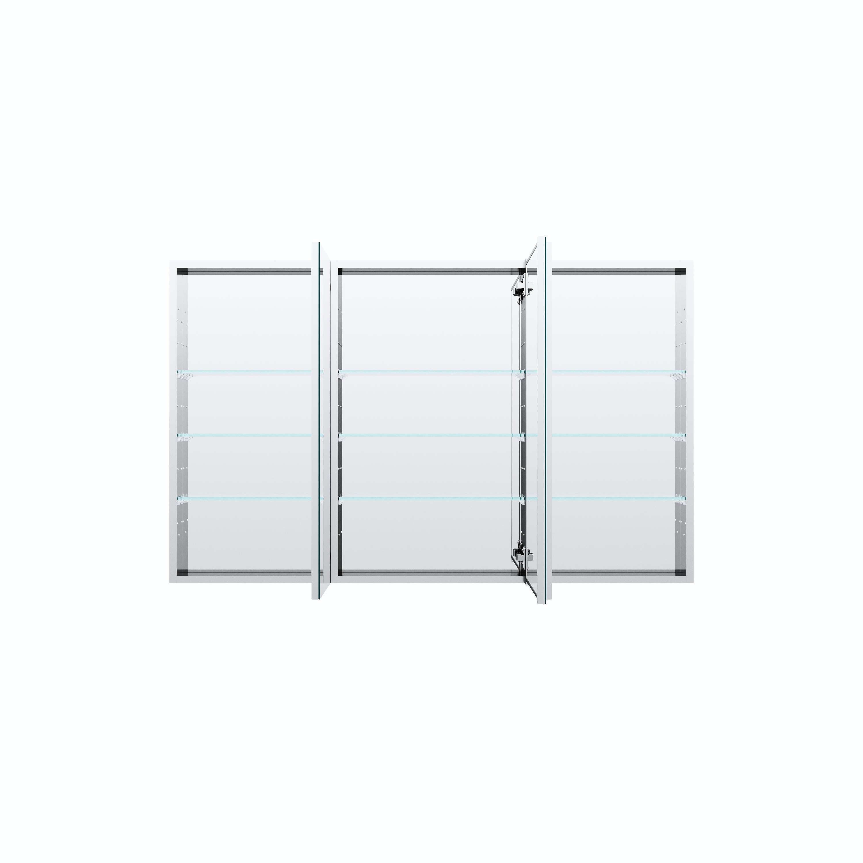 52 in.×32 in.H Copper-Free Mirror Medicine Cabinet with Soft-Close Blum® Hinges and Recessed/Surface Mount