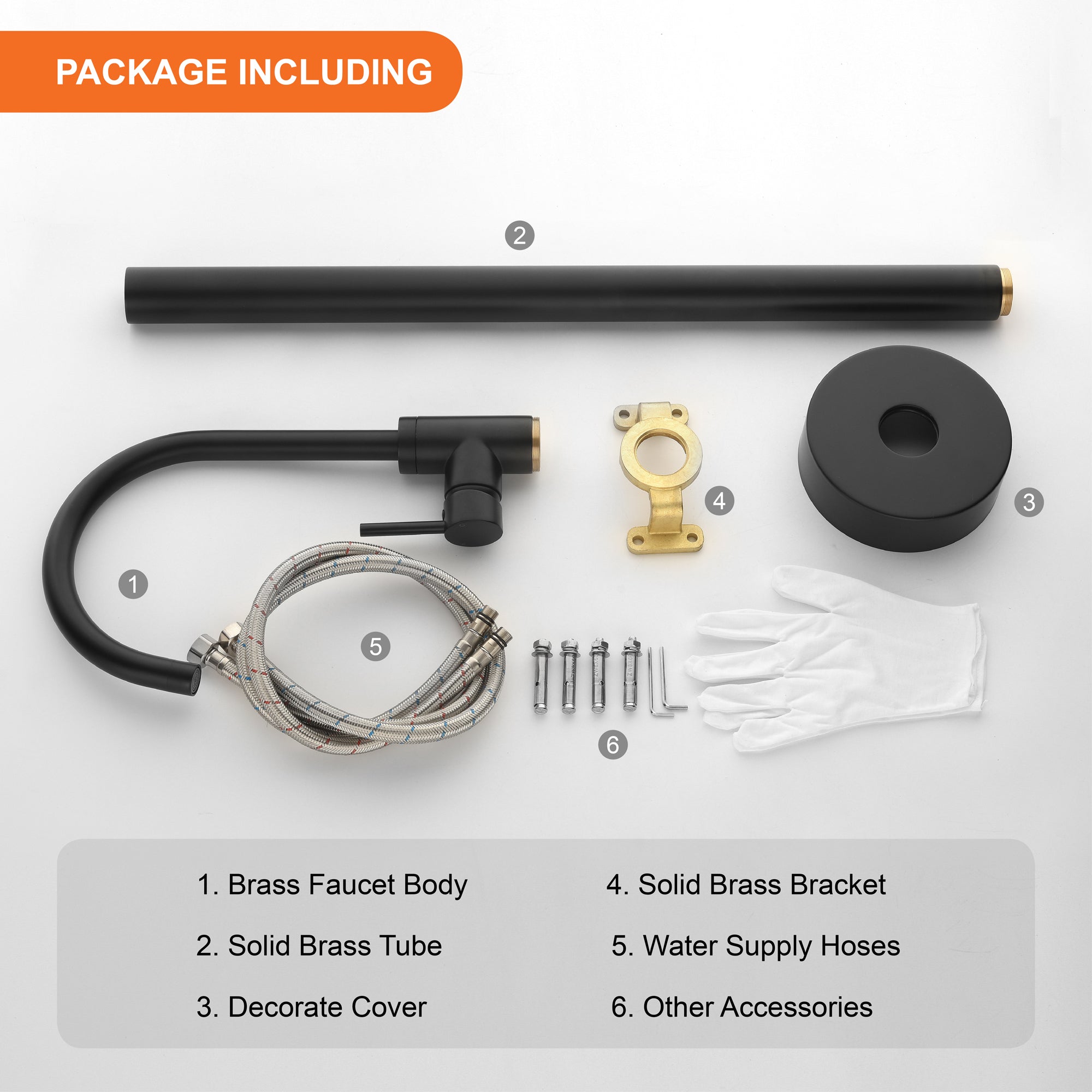 Single Handle Dual Control Floor Mounted Freestanding Bathtub Faucet