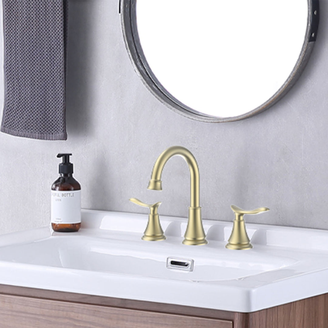 widespread bathroom faucets