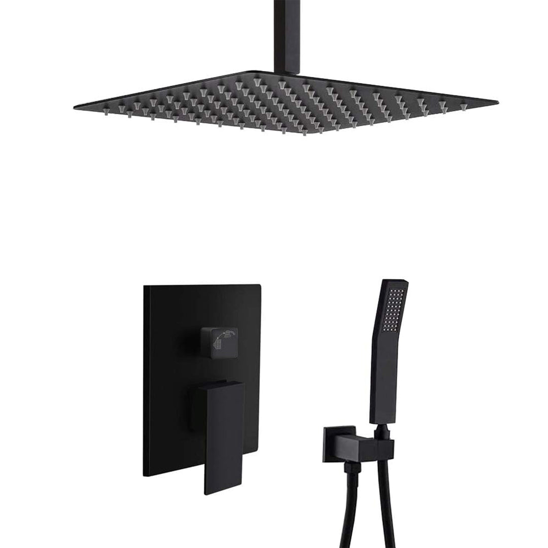 10 inch/ 12 inch/ 16 inch Shower Head and  Ceiling Mounted Shower System Combo Set with Handheld