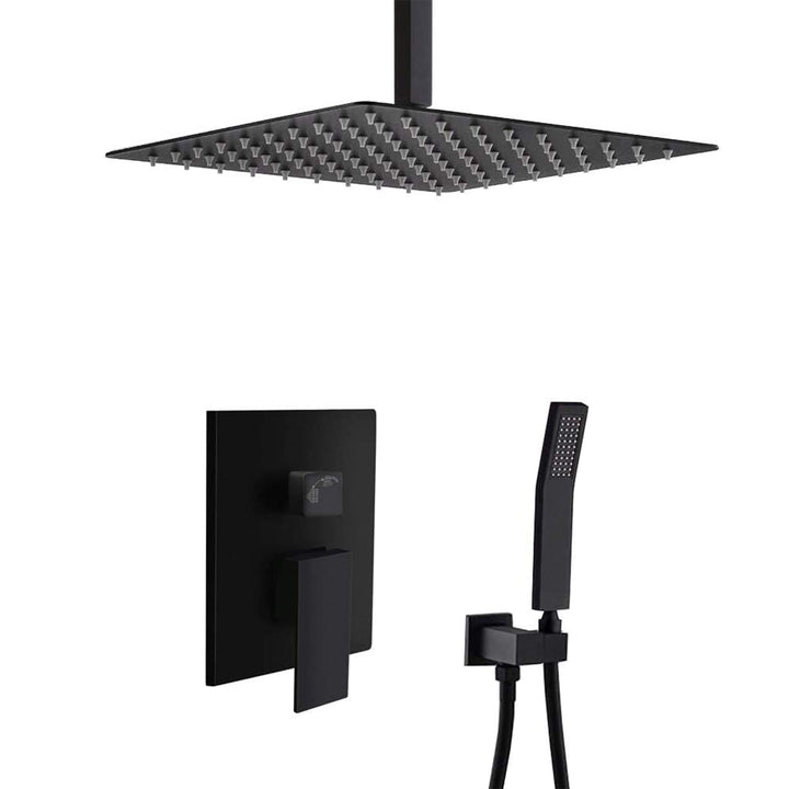 10 inch/ 12 inch/ 16 inch Shower Head and  Ceiling Mounted Shower System Combo Set with Handheld