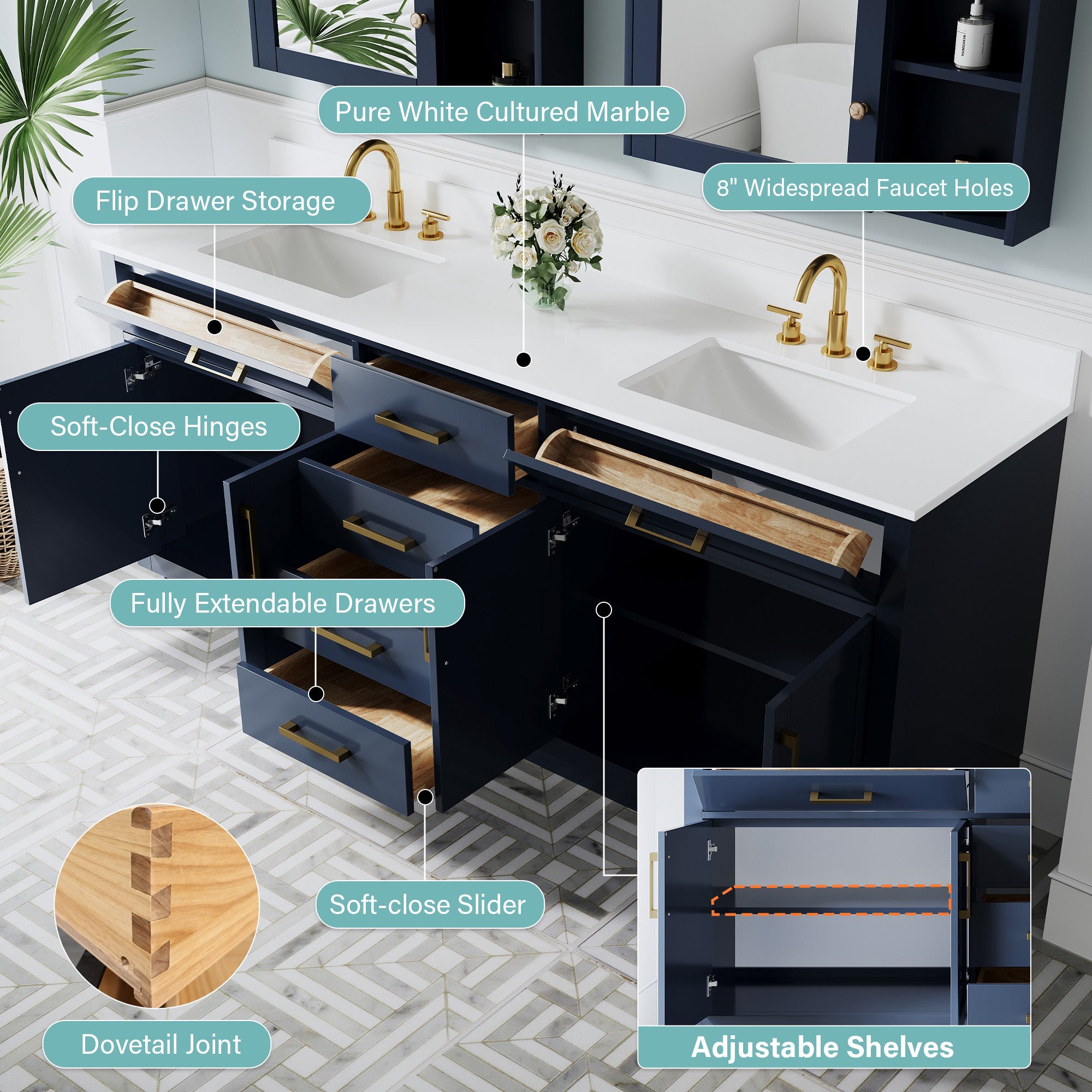 #Handle Color_Brushed Gold