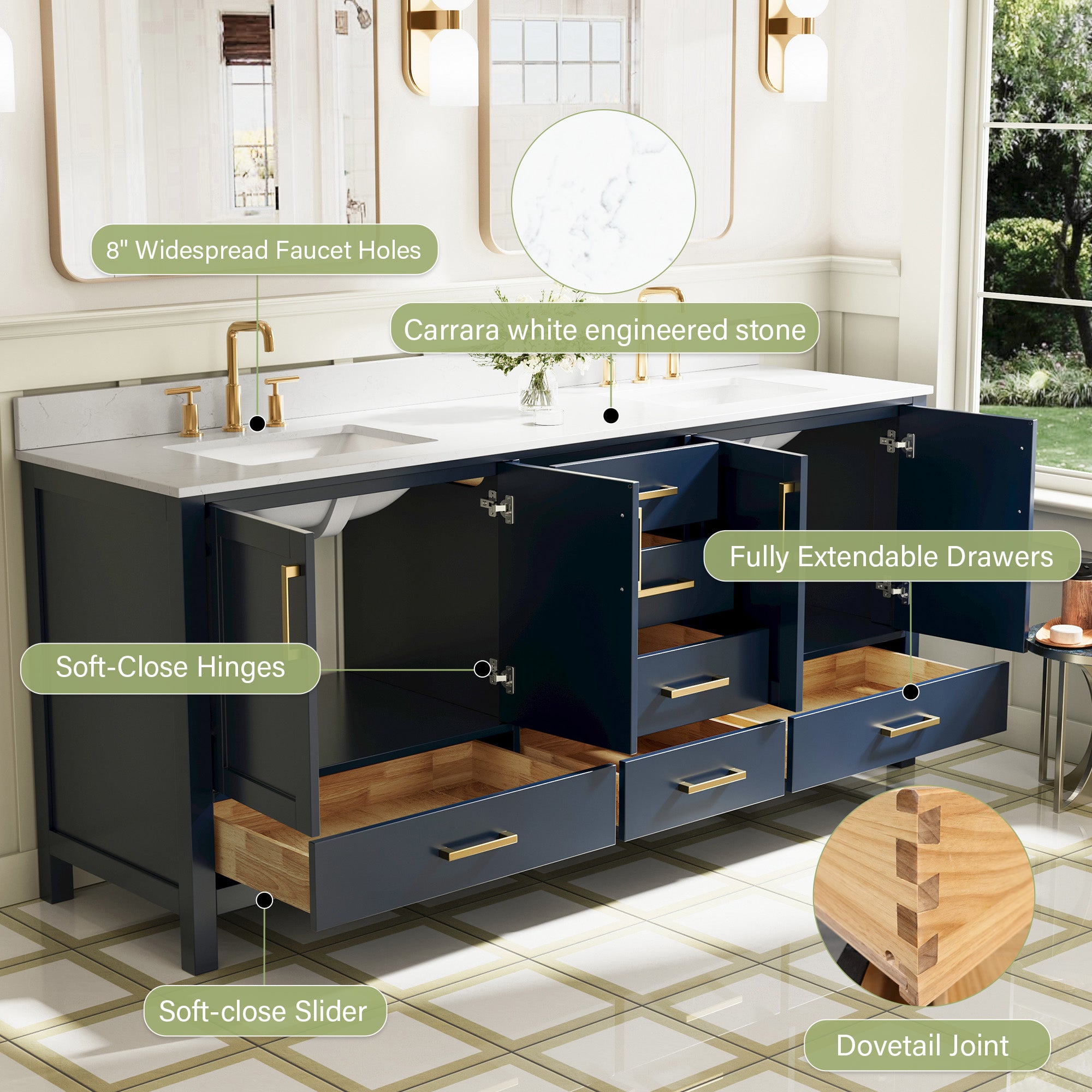 #Handle Color_Brushed Gold