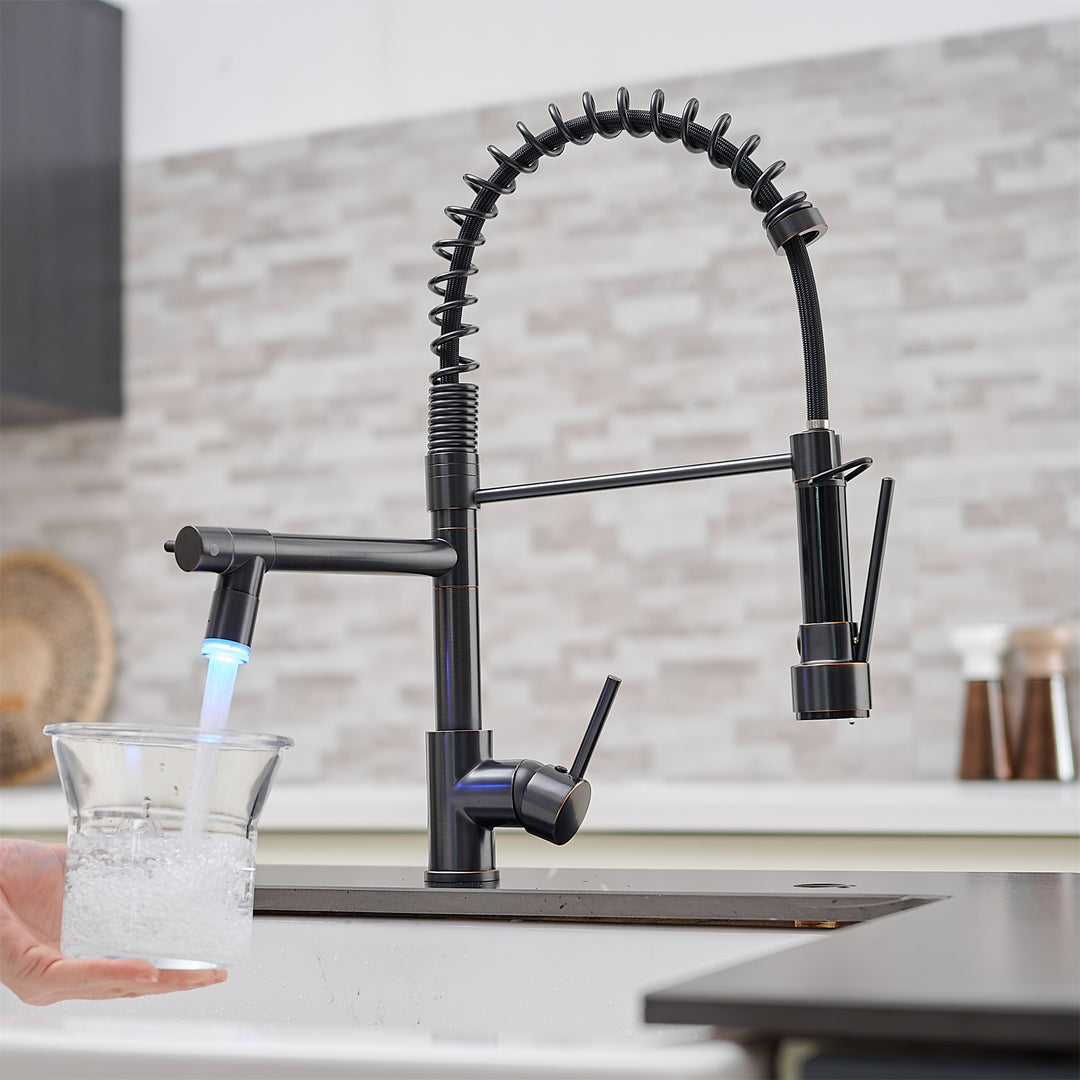 Pull Down Kitchen Faucet with Sprayer