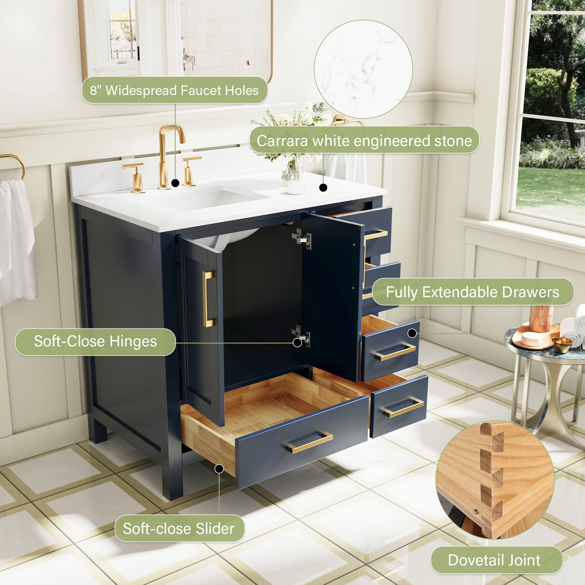 #Handle Color_Brushed Gold