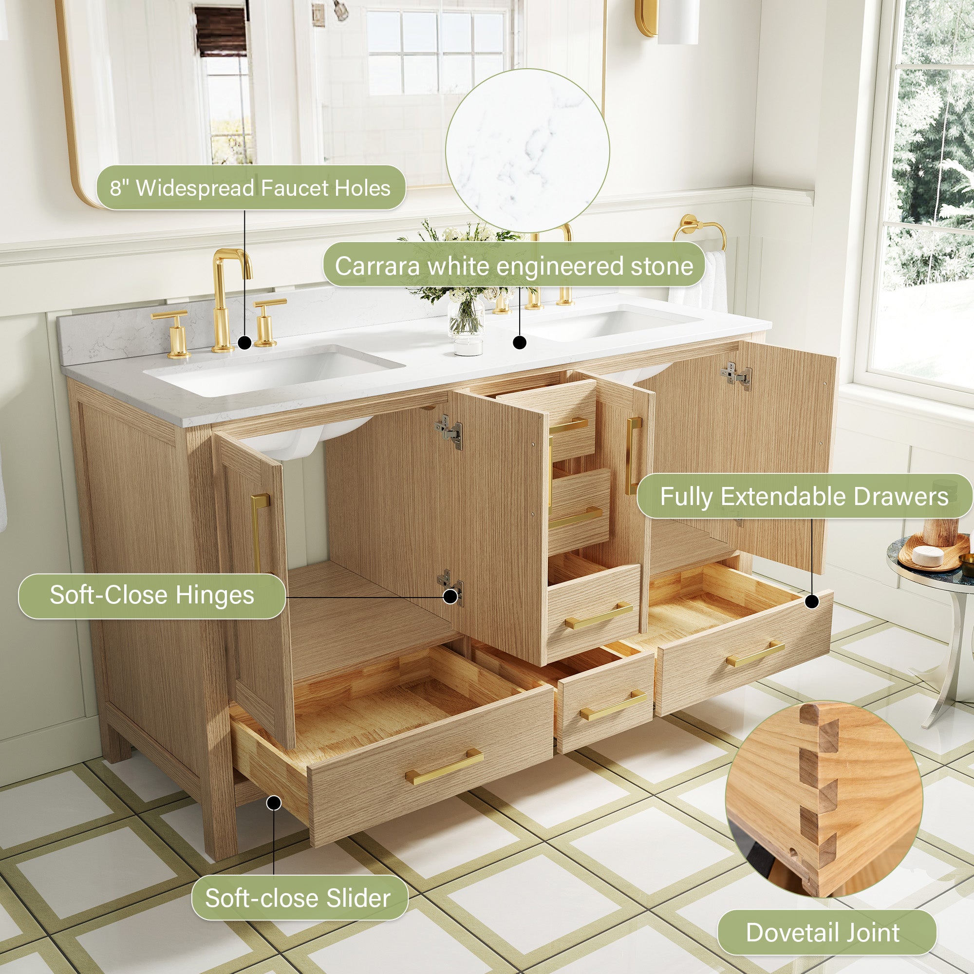 #Handle Color_Brushed Gold