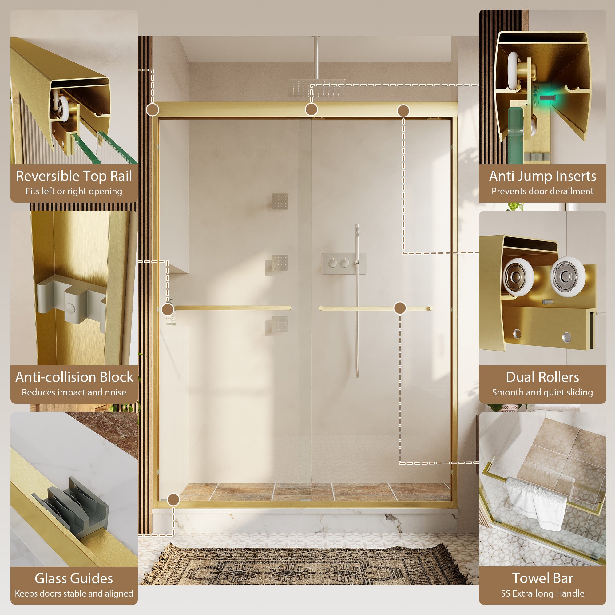 #Color_Brushed Gold