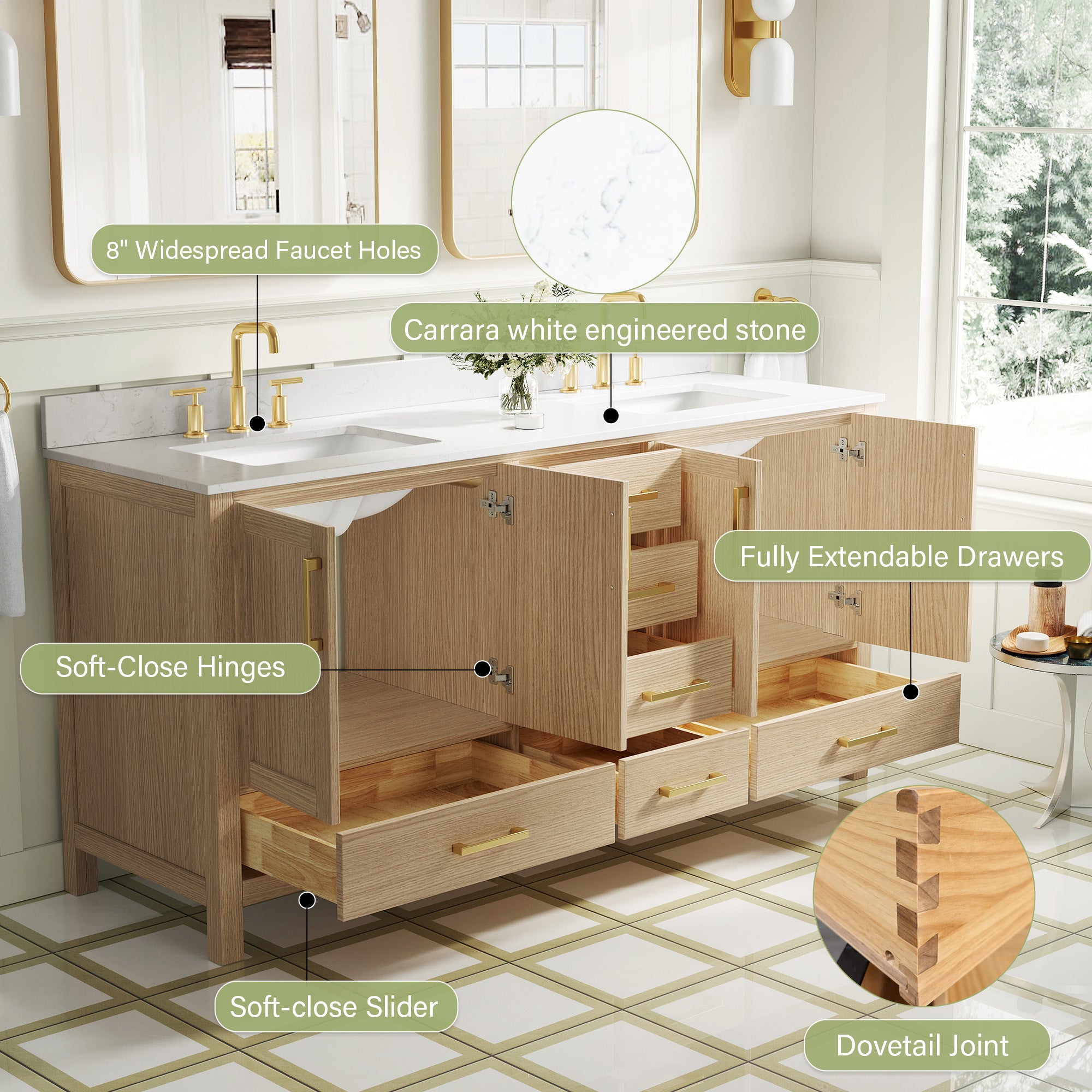 #Handle Color_Brushed Gold