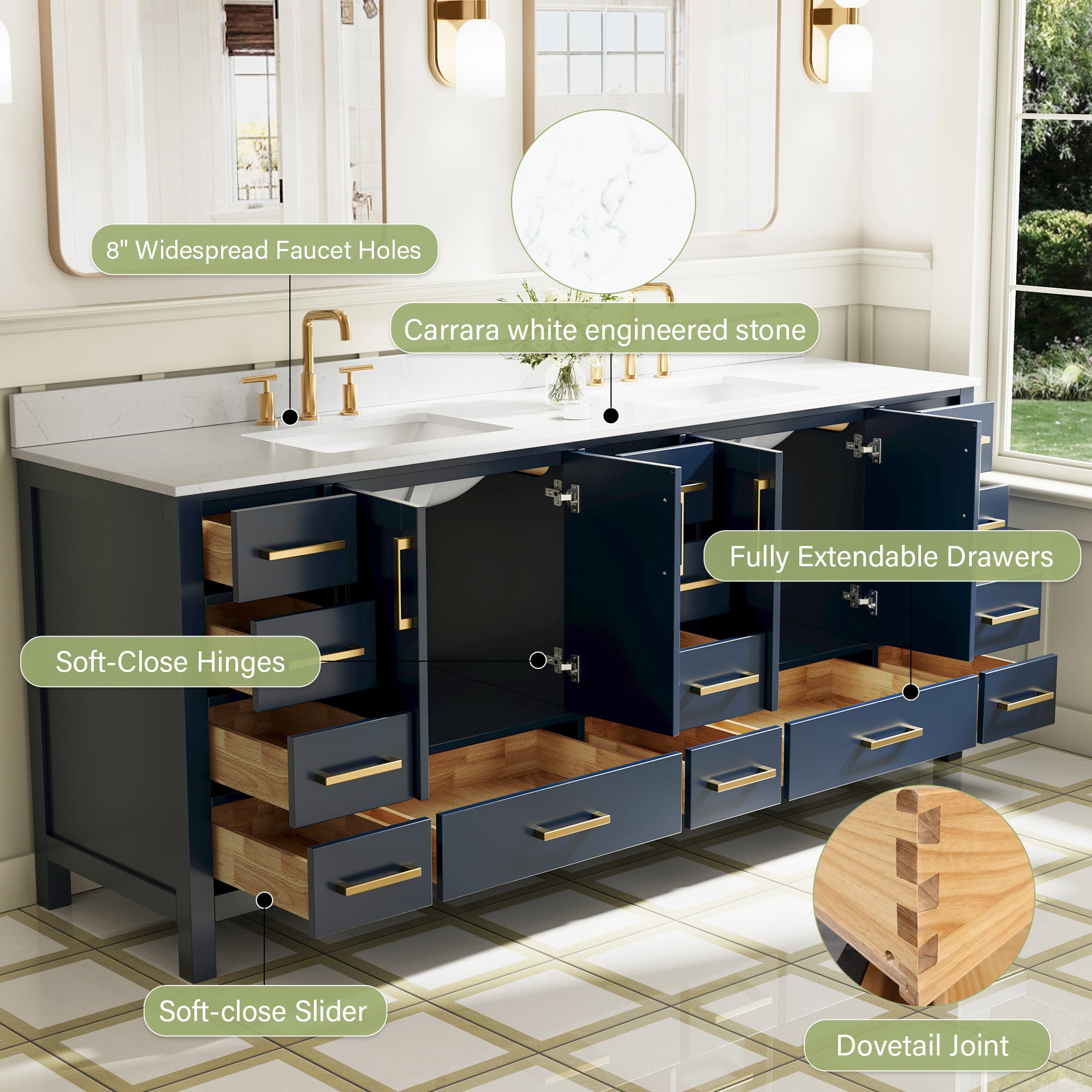 #Handle Color_Brushed Gold