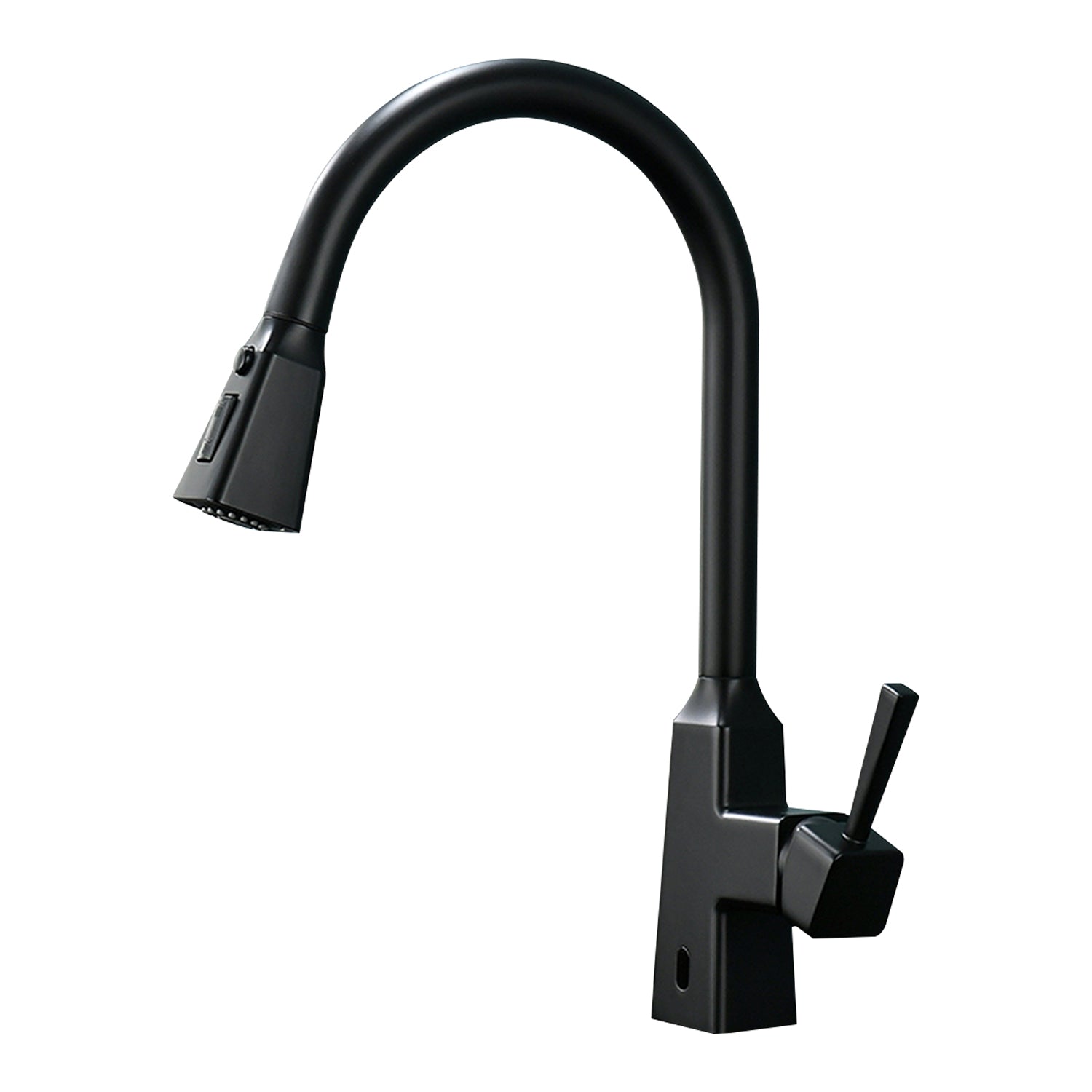 Single Handle Touchless Gooseneck Pull Down Sprayer Kitchen Faucet and Handles