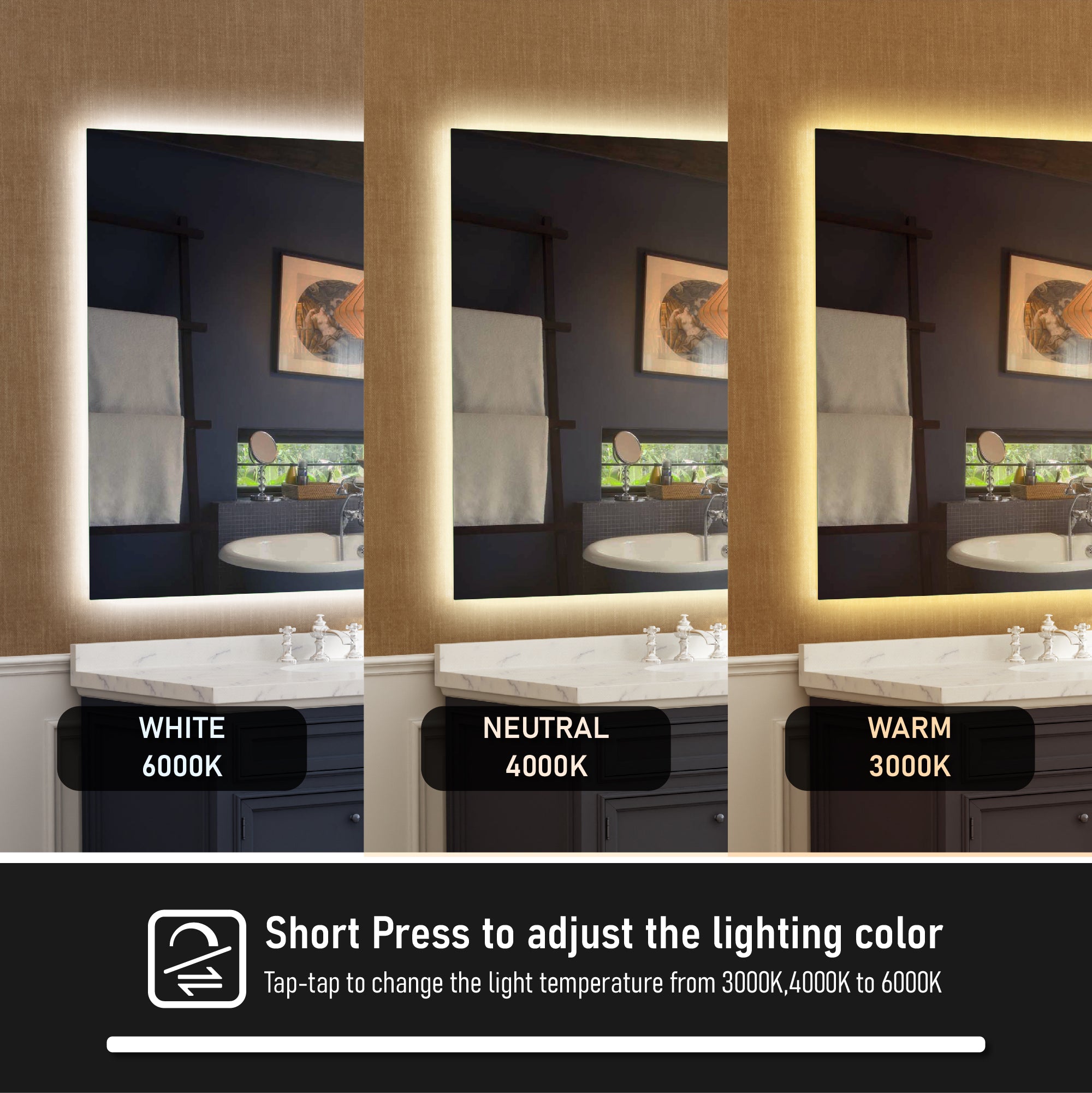 Bathroom Mirror with Lights