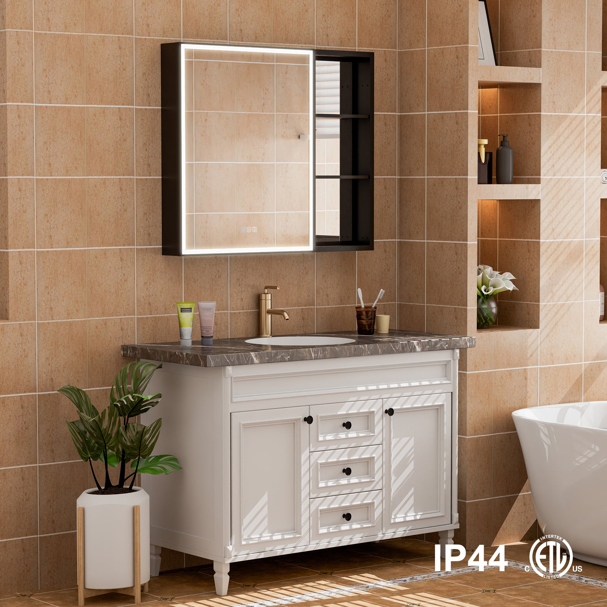 Mirrored Medicine Cabinets