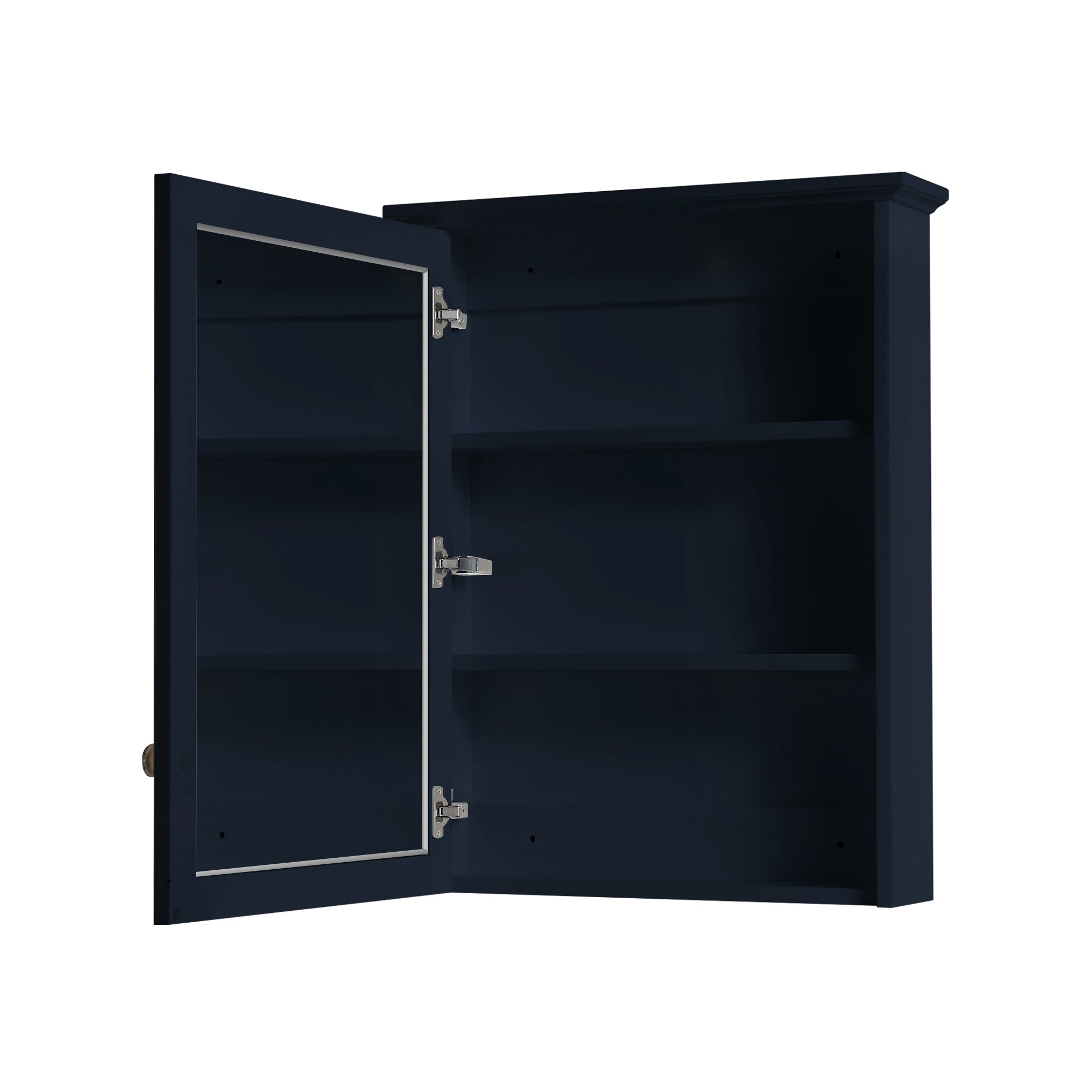 Wooden Medicine Cabinet with Mirror
