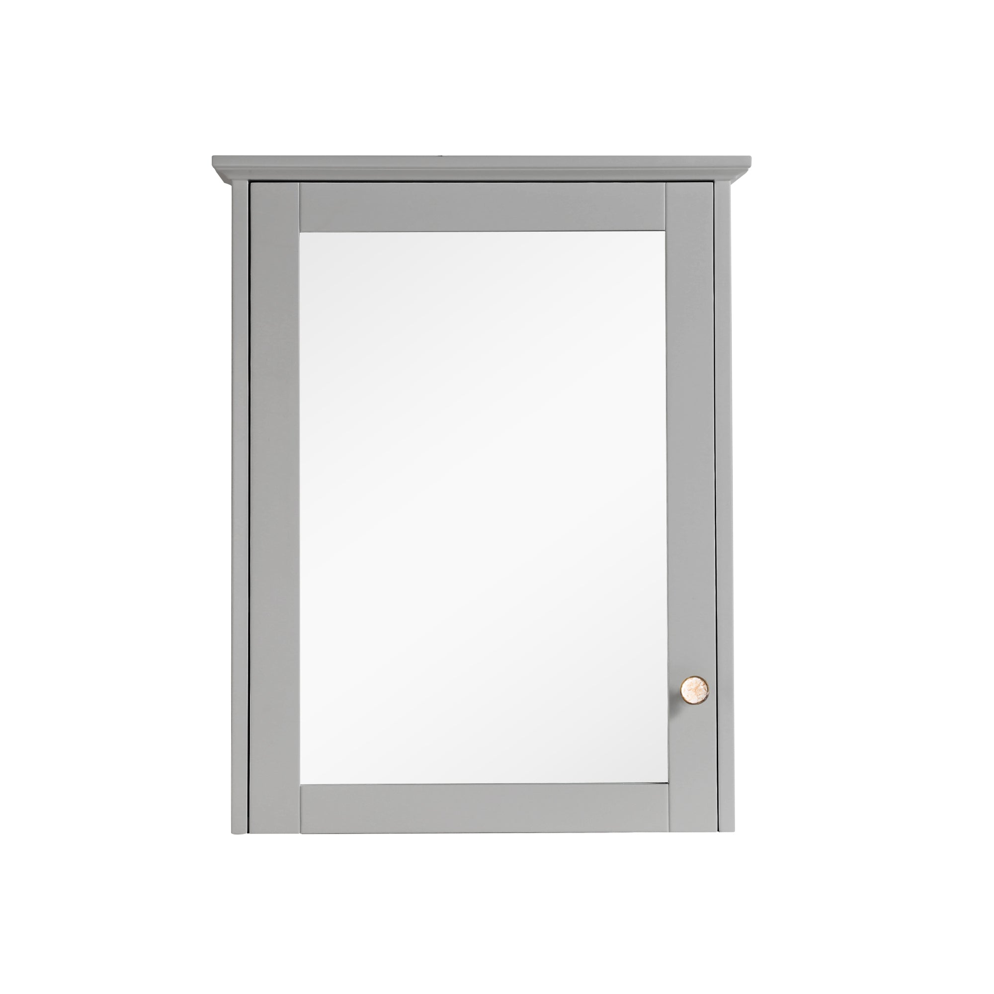 Wooden Medicine Cabinet with Mirror