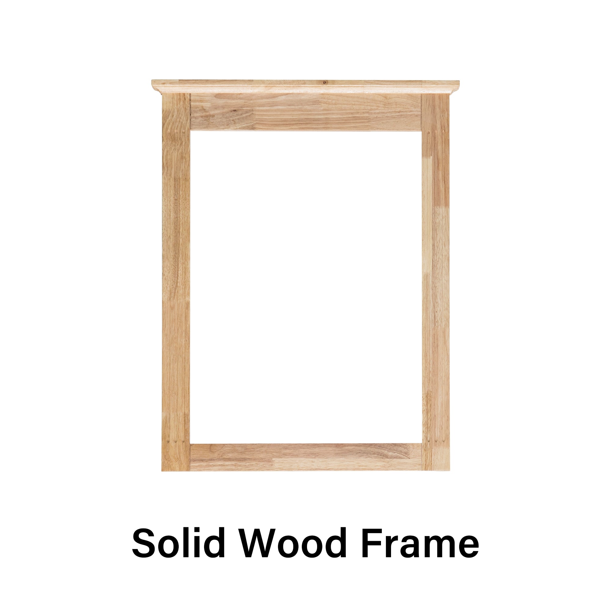 26 in. W x 33 in. H Medium Rectangular Wood Framed Wall Mount Bathroom Vanity Mirror(Set of 2)