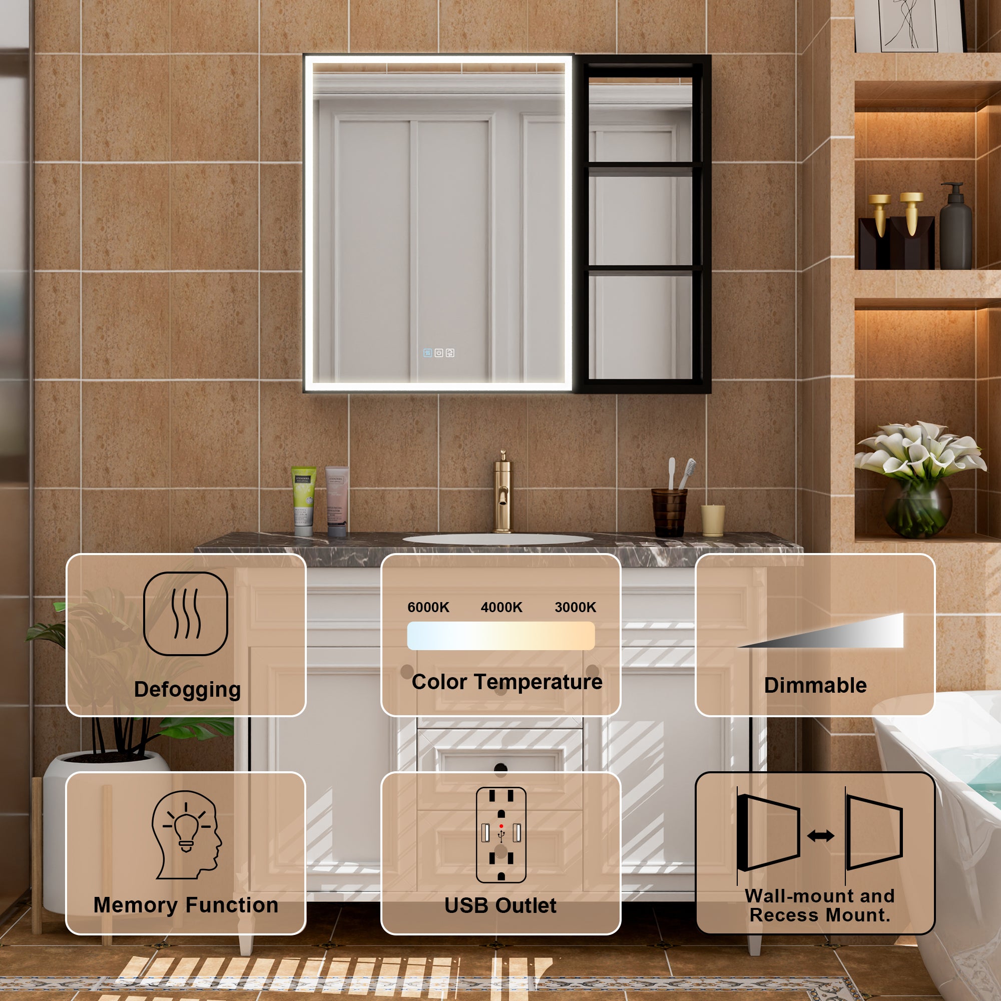 Medicine Cabinets with Mirrors