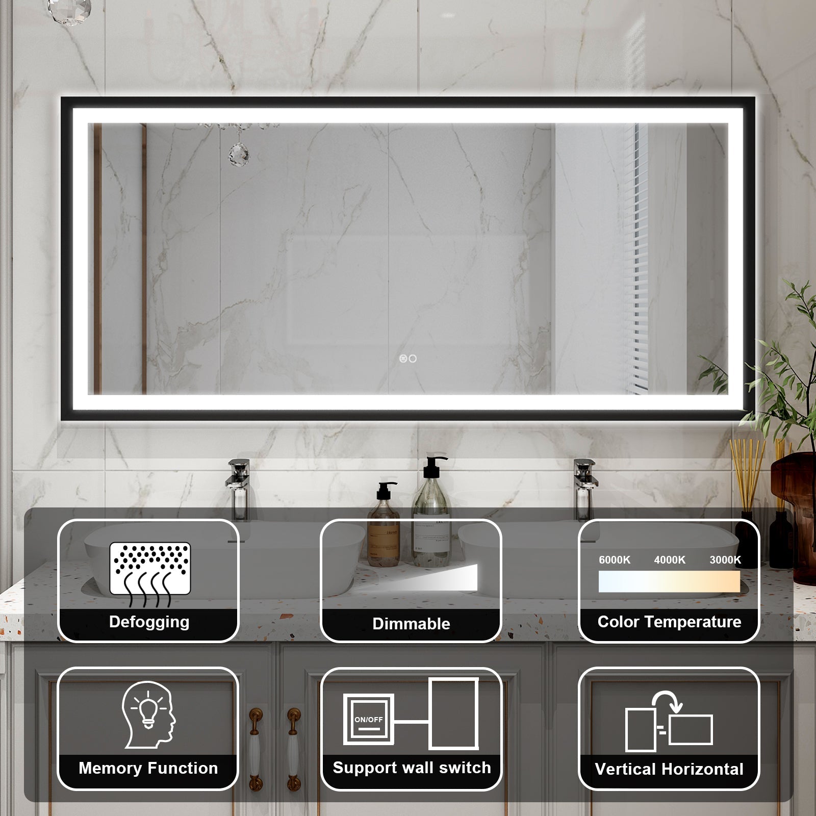 Bathroom Mirror Features