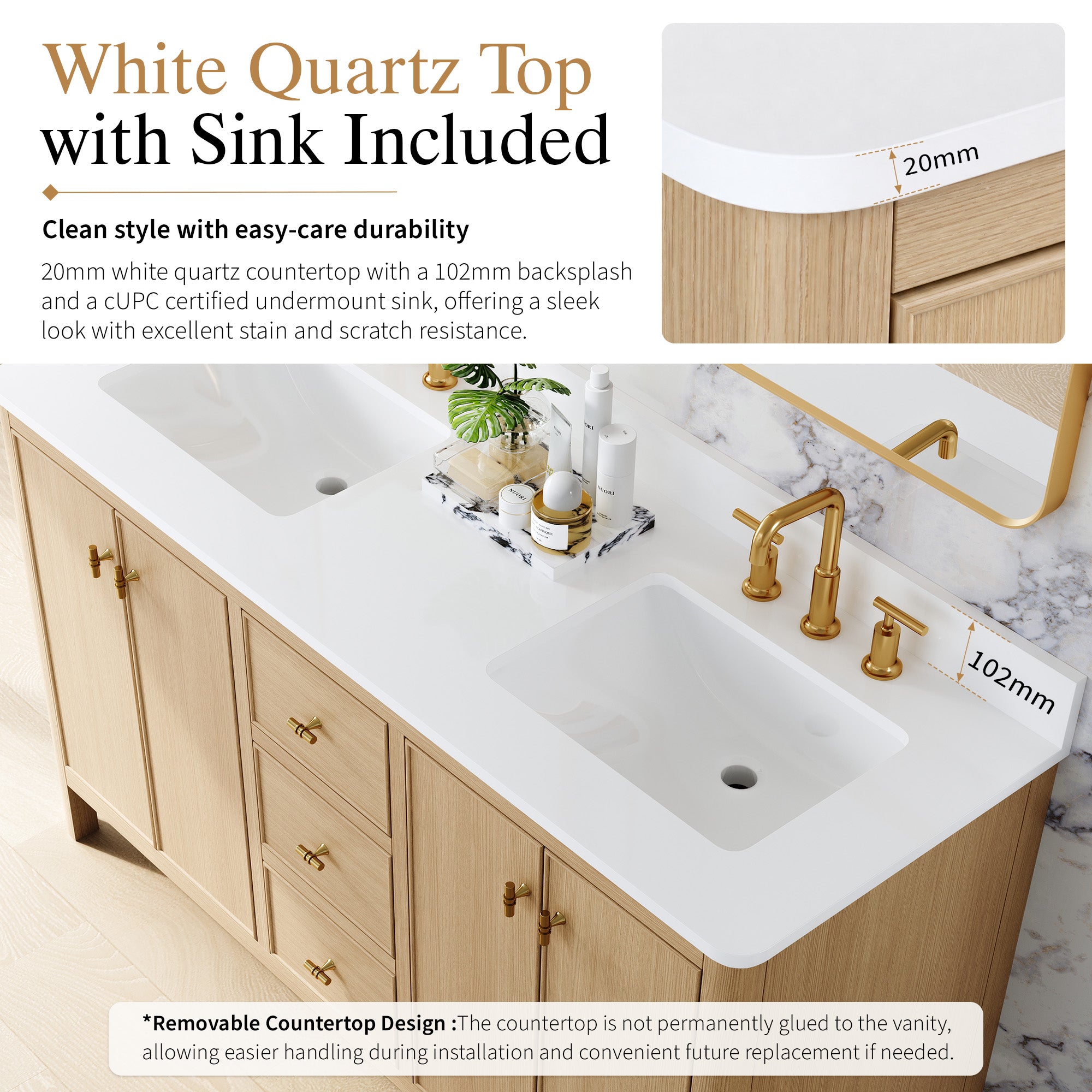 #Handle Color_Brushed Gold