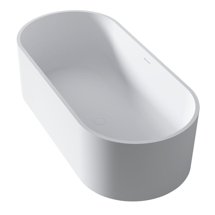 67" Solid Surface Freestanding Bathroom Bathtub