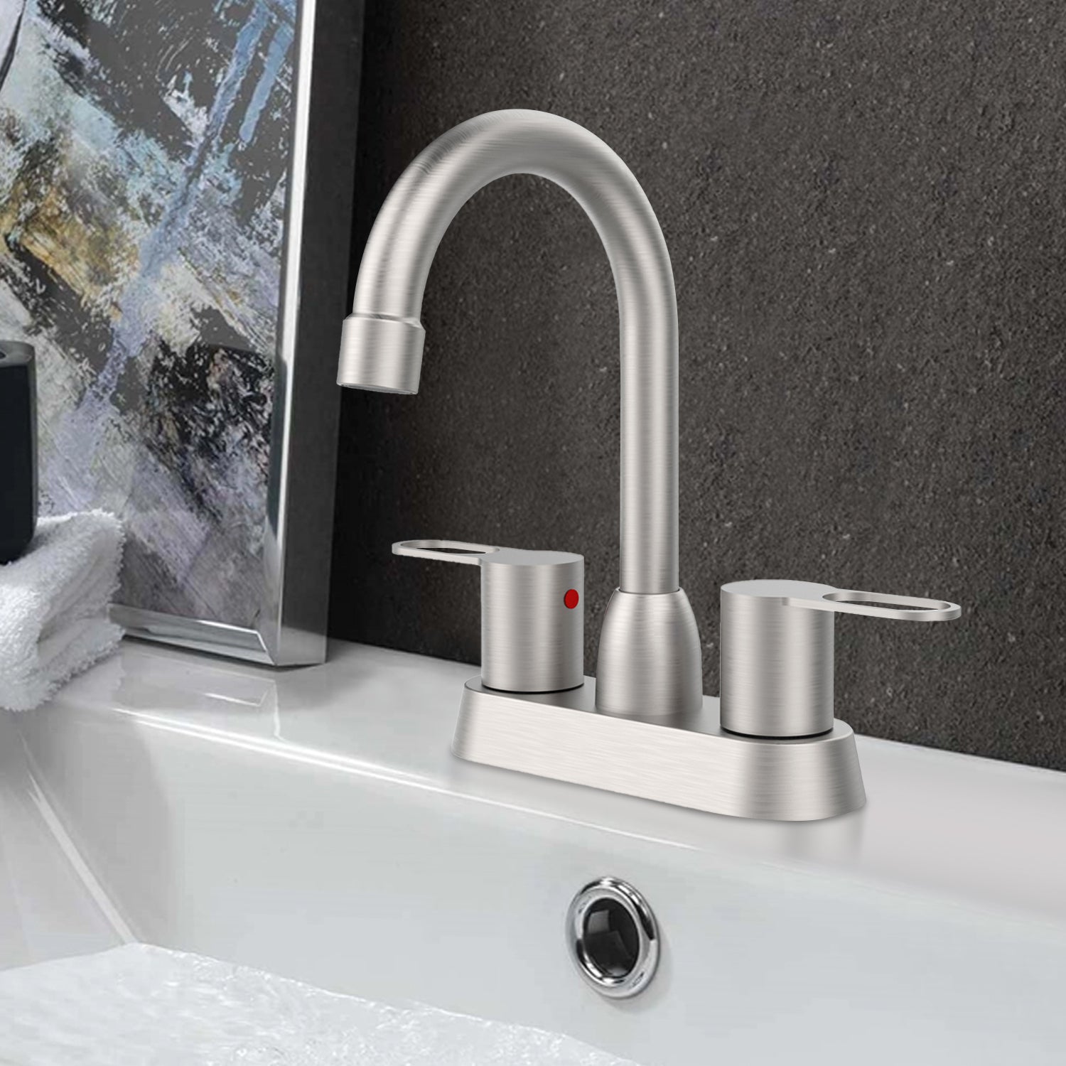 double handle bathroom faucet