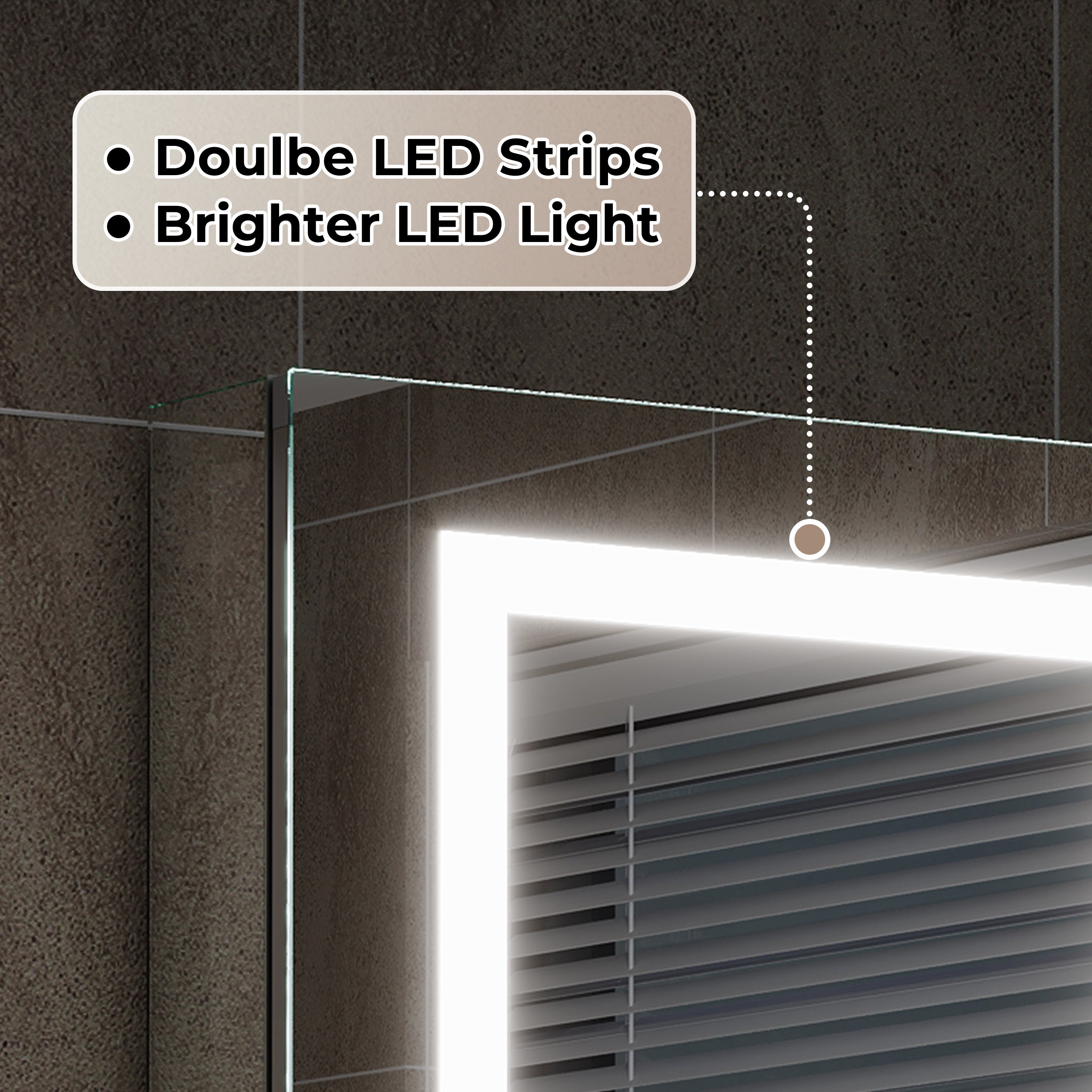 48 in. x 30 in. LED Lighted Surface/Recessed Mount Aluminum Mirror Medicine Cabinet Anti-Fog Dimmable with Outlet