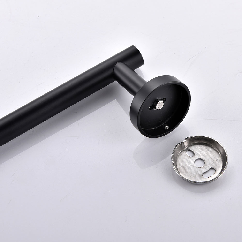 Minimalist 8-Piece Bathroom Accessories Set, Durable 304 Stainless Steel with Hidden Mount Design