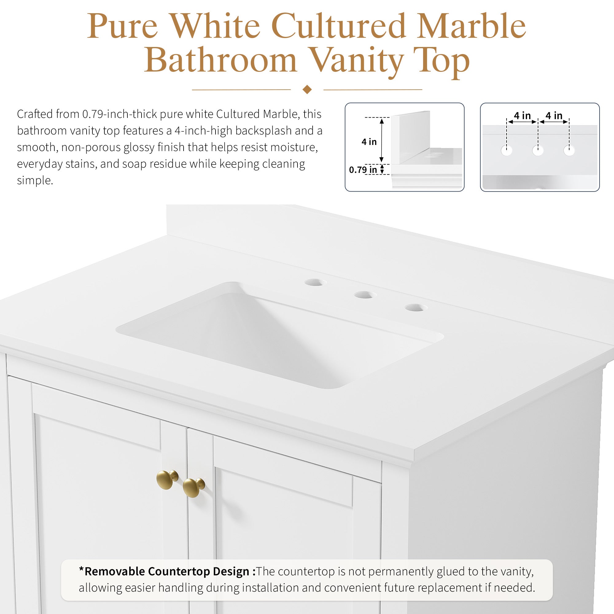 #Handle Color_Brushed Gold