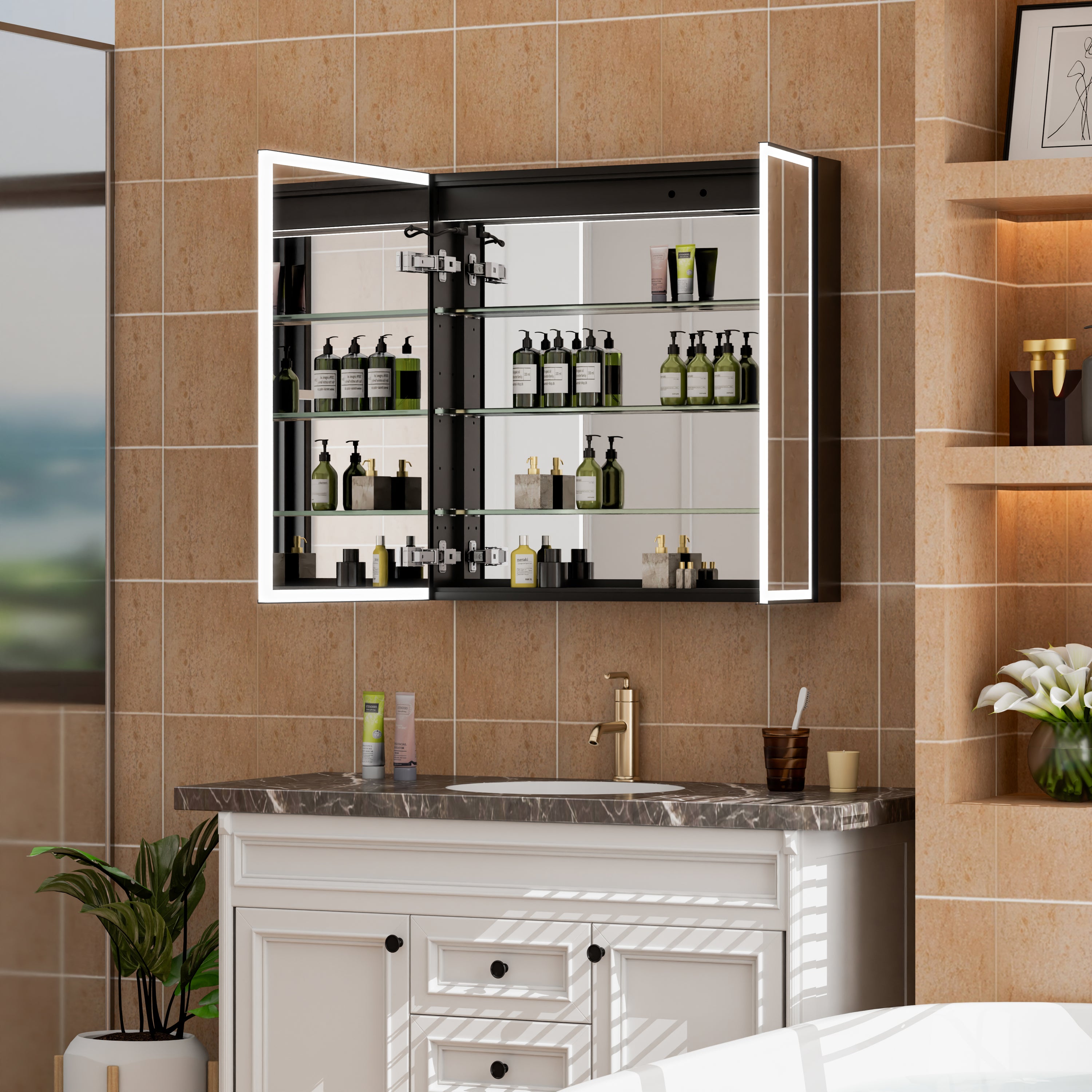 30 Inch Medicine Cabinet With Lightsnull