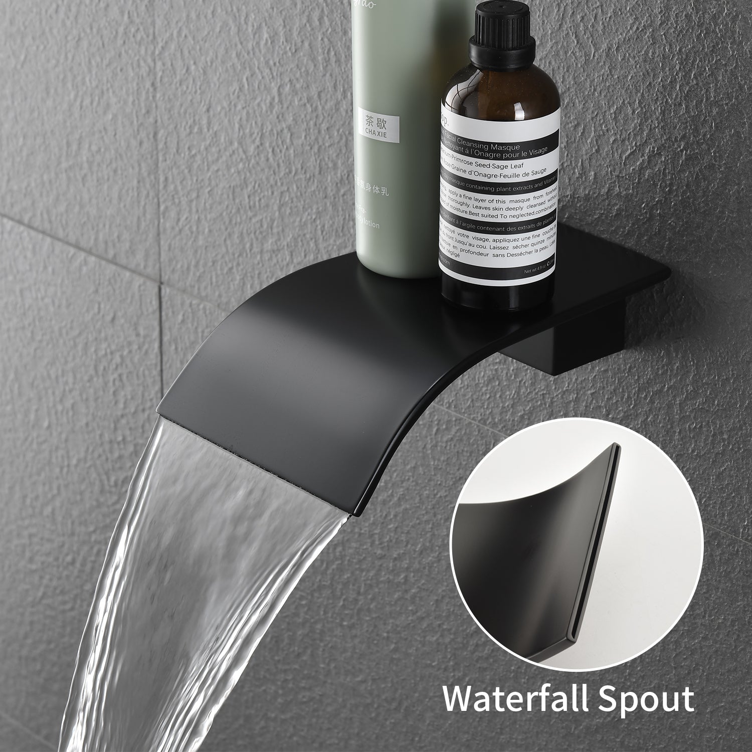 Tub Spout Tub and Shower Valve Trim Kit Shower System All Metal Shower Fixtures Wall Mount